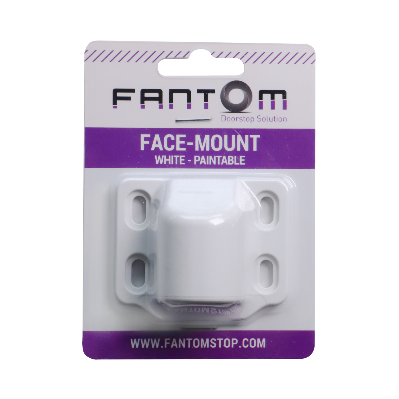 Fantom Hardware Facemount White